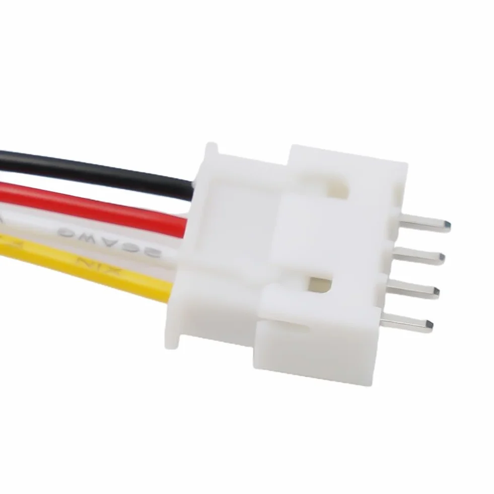 Set di 10 connettori pre-cablati JST XH2,54 mm 24AWG con opzioni a 2 pin, 3 pin, 4 pin, per un montaggio rapido in officine elettroniche (4p)