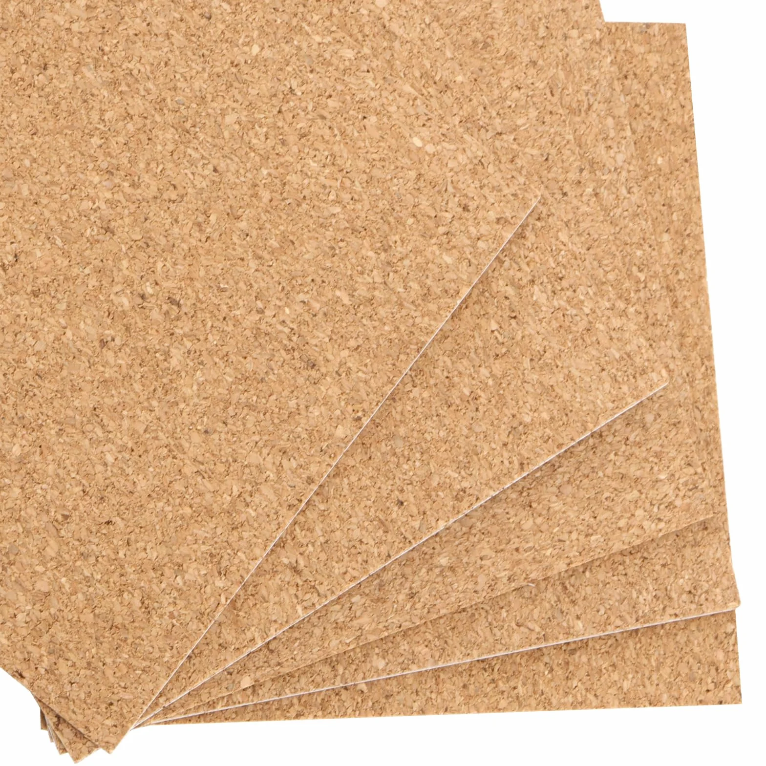 Fogli Sughero Autoadesivi 30 x 30 cm 6 mm Quadrati Decorazione Parete Fai Da Te