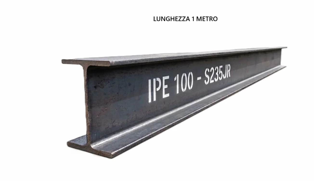 Trave in Acciaio IPE 80 S235JR Profilato Strutturale 100 cm