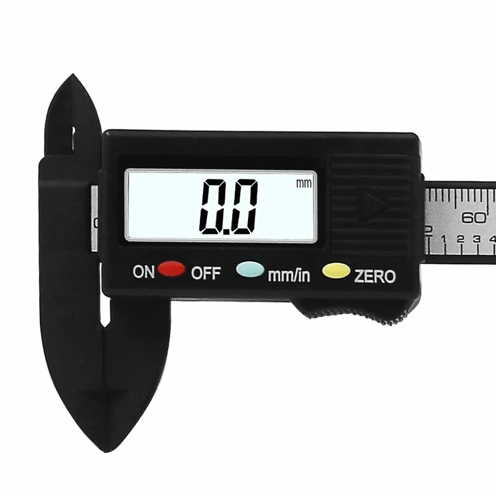 Elettronico Digitale Vernier Calibro 0-100mm Strumento di Misurazione per Gioielli Righello Digitale