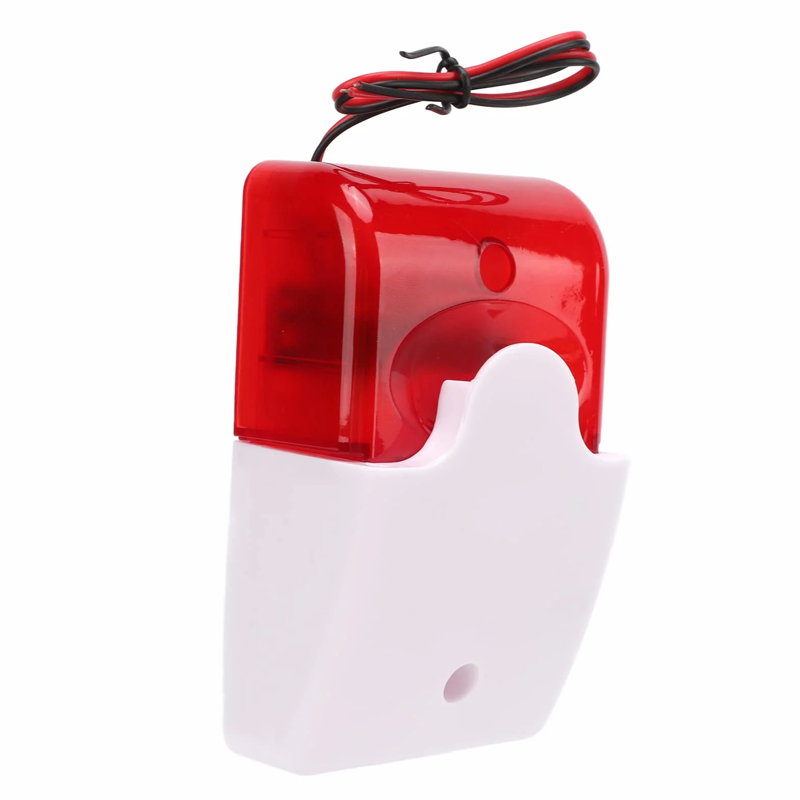 Sound Light Allarme lampeggiante 110 DB High Decibel, corno di allarme regolabile per luoghi pubblici, emergenza, evacuazione, allarme di sicurezza (220 V)
