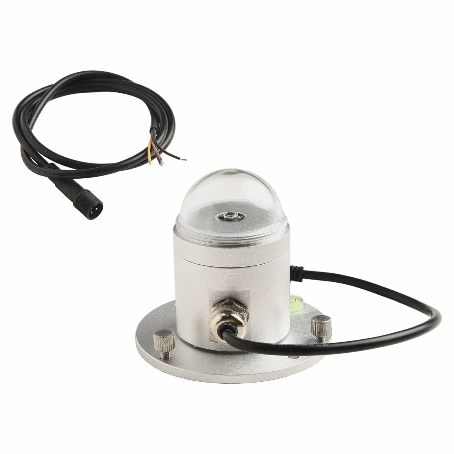Sensore di radiazione solare totale 0-2000W/m2 con elevata precisione di assorbimento ±5% per misurazione della luce solare, gamma di lunghezze d'onda 400-1100nm, uscita RS485 Modbus-RTU, livello