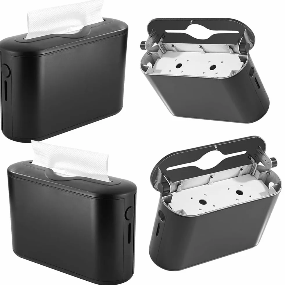 Dispenser di asciugamani multipiega, dispenser di asciugamani di carta da appoggio, antiscivolo, dispenser per asciugamani per camera da letto, bagno, cucina, servizi igienici, ufficio