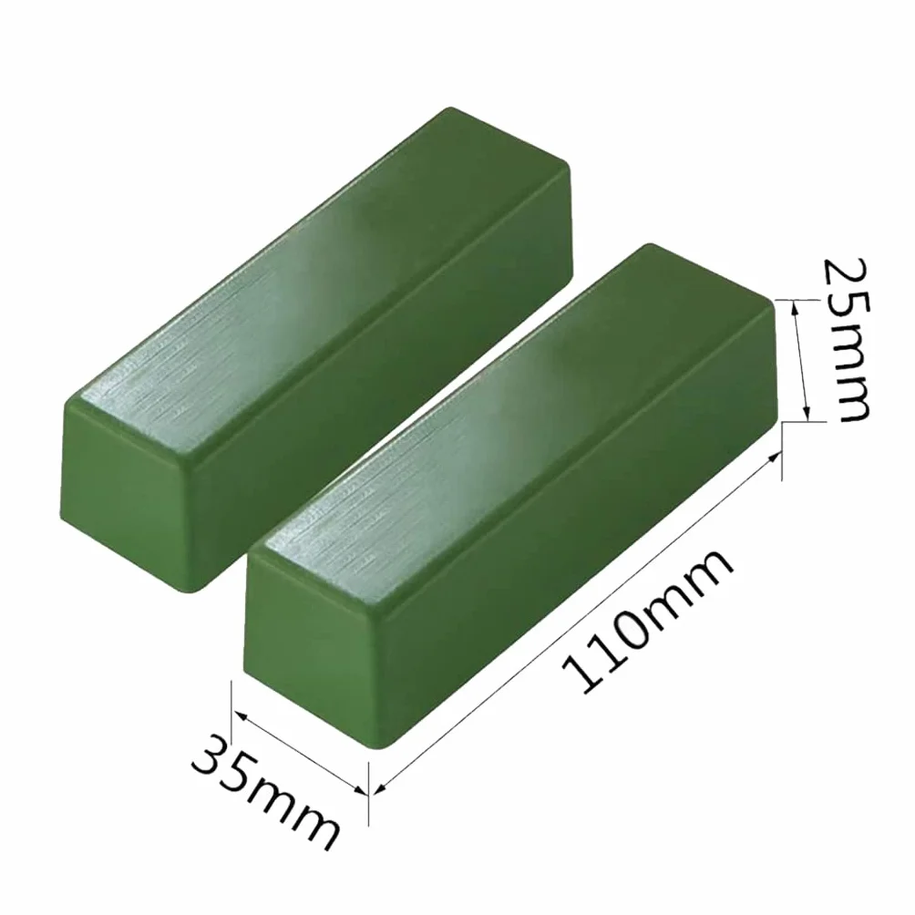 Pasta lucidante verde fine per buffing metalli, cera lucidante pelle strop affilatura