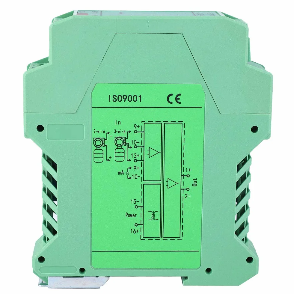 Akozon Trasmettitore isolatore di Segnale di Corrente PLC 4-20mA Rileva Il condizionatore di Segnale DC 24V(1 in 1 out, 4-20mA to 0-10V)