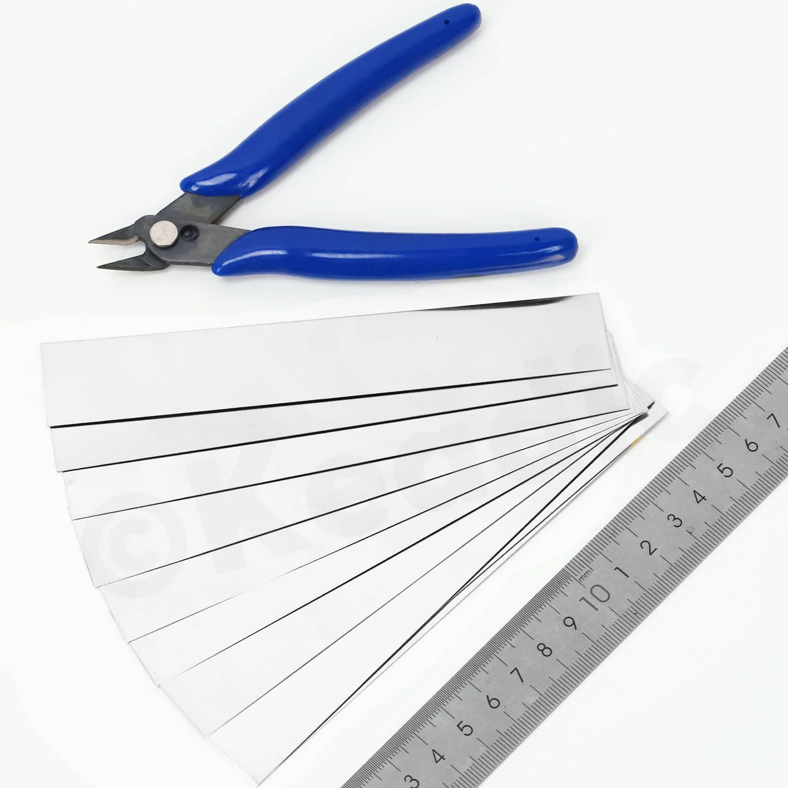 Keadic Stainless Steel Shim Stock for Machinery (155 x 25 x 0,15 m)