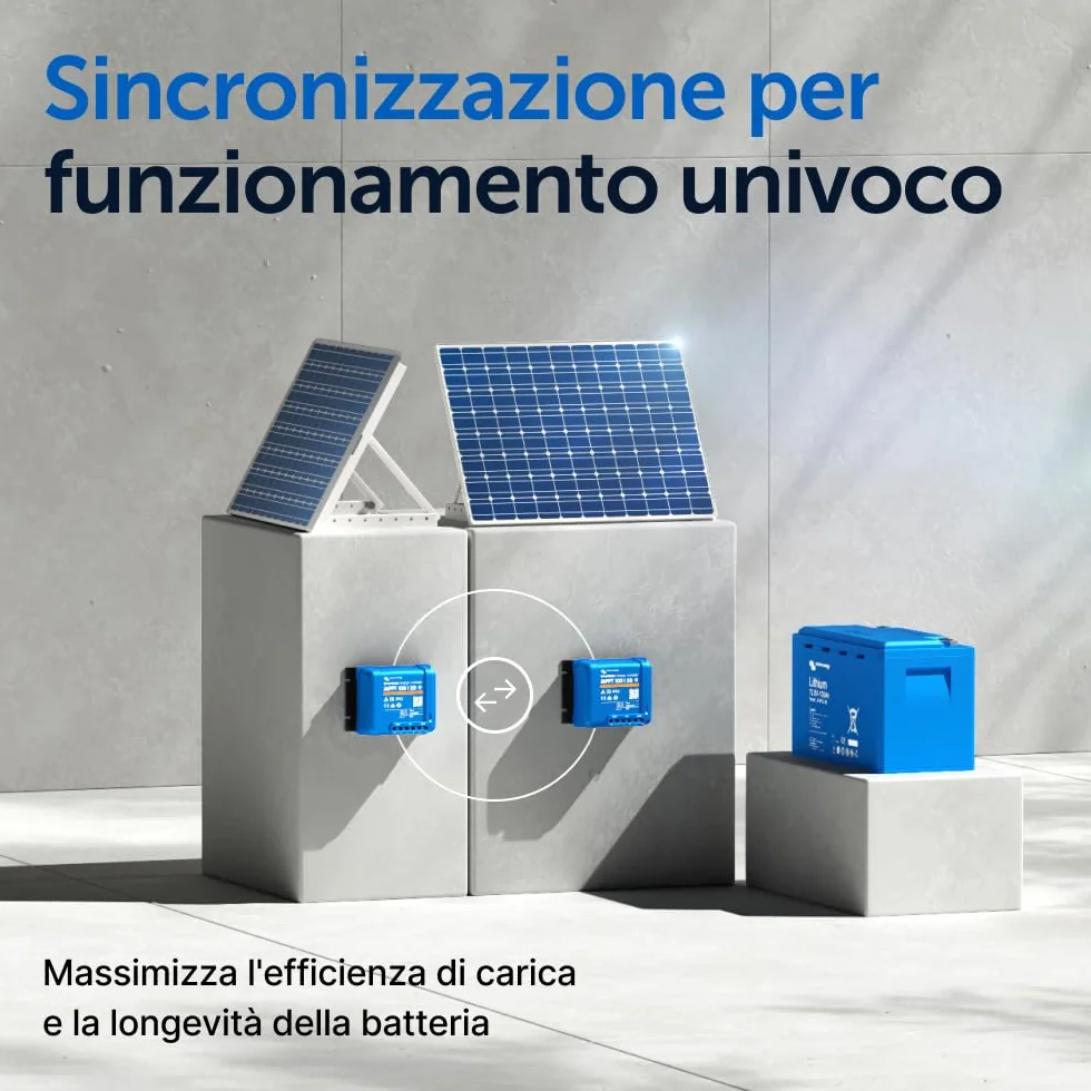 Victron Energy SmartSolar MPPT Regolatore di Carica Solare 100V 20A 12/24/48V Bluetooth