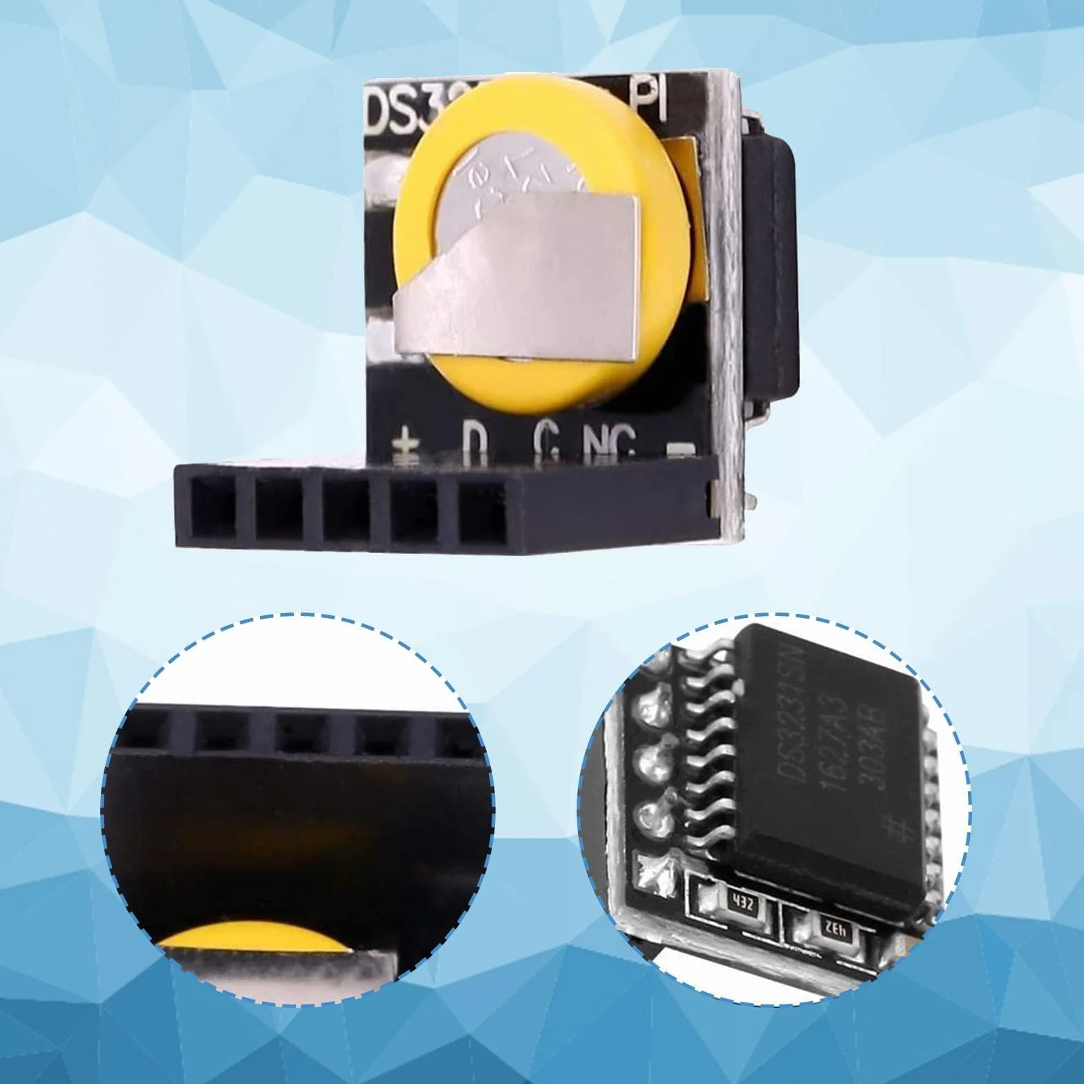 ARCELI 4pcs ad Alta precisione modulo di Memoria Orologio RTC per Arduino Raspberry Pi