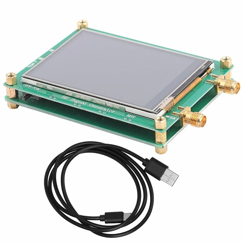 Generatore di segnale RF ADF4351 ADF4350 sweep frequenza controllo PC con cavo dati touch screen