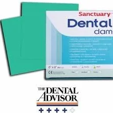 Dighe Dentali Dental Dam - Sanctuary Colore: verde Resistenza: media Aroma: menta Codice: 00340801