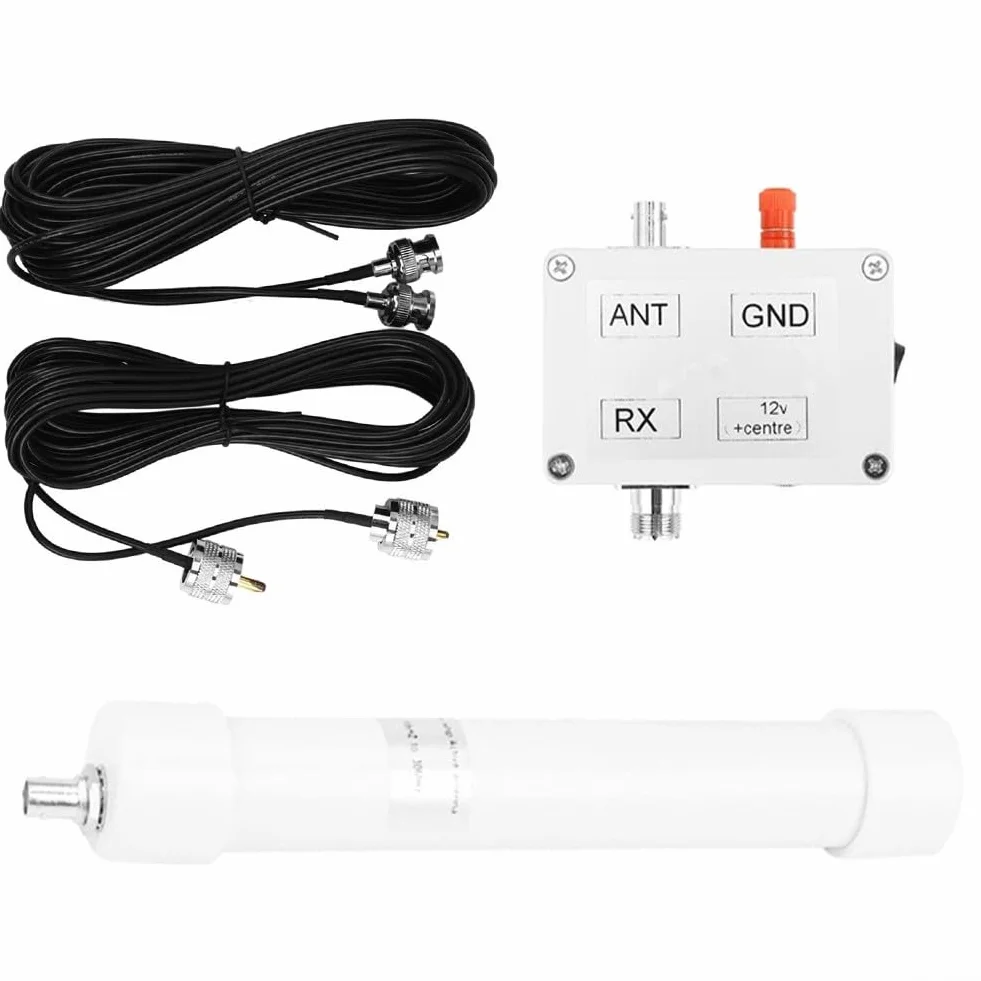 Antenna attiva della frusta, ricevitore attivo di HF LF VHF VHF dell'antenna 10KHz-30MHz mini con cavo portatile per la ricezione del segnale