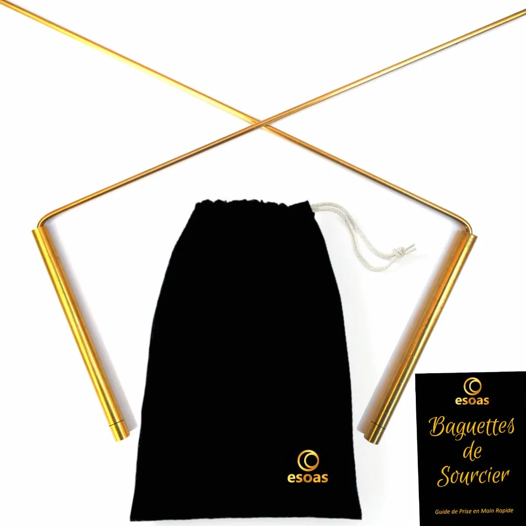 Bacchetta da Rabdomante, Ideale per Radiestesia e Geobiologia e Rabdomanzia, Radmaster, Fabbricazione Artigianale Francese. Dowsing Rods