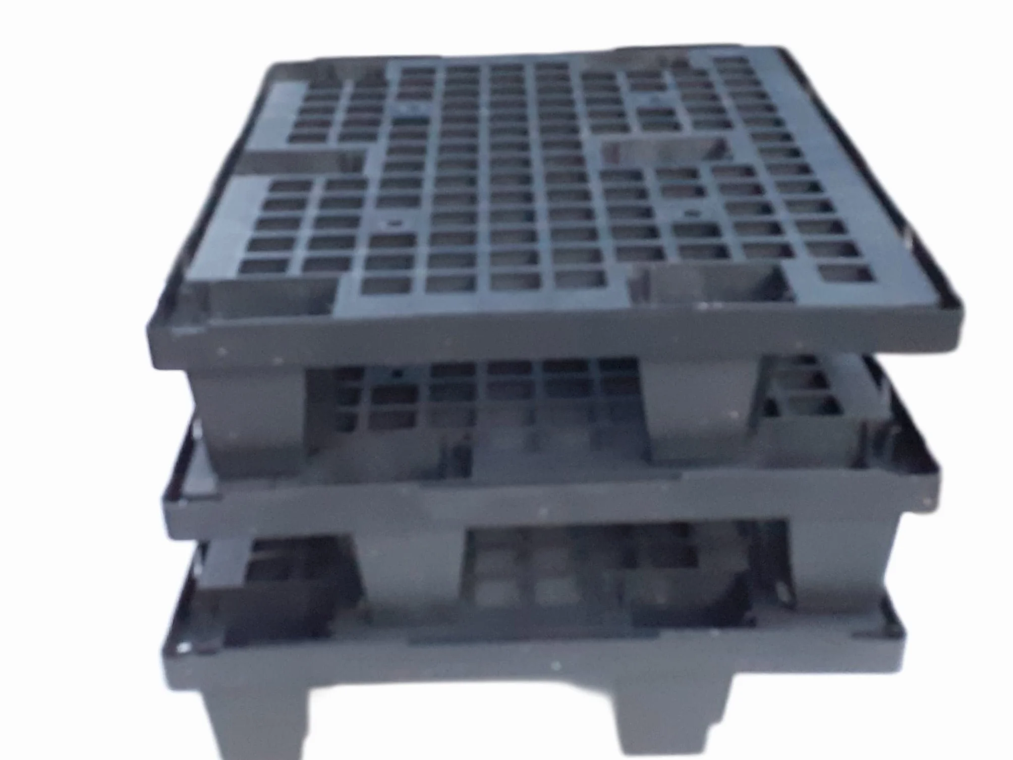 Colleoni.EU - Semi Pallet 1/2 Bancale in Polipropilene Ecologico (PP) - Bancale da Esterno e Interno Pedana Incastrabile e Inforcabile su 4 Lati Made in Italy 60x80 cm