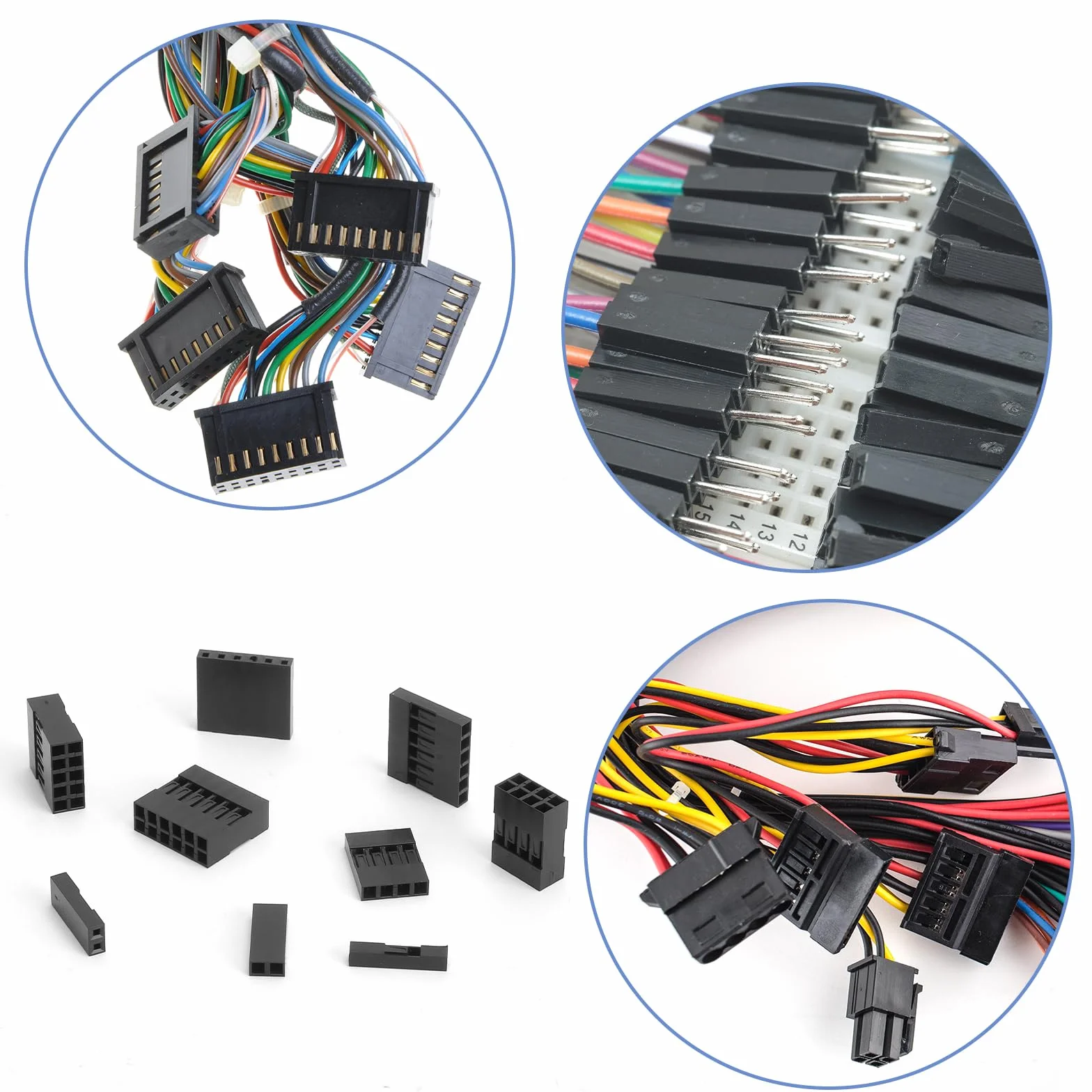 Kit Connettori Dupont 620pcs M/F 2,54mm 1-6 Pin JST per Arduino Raspberry Pi