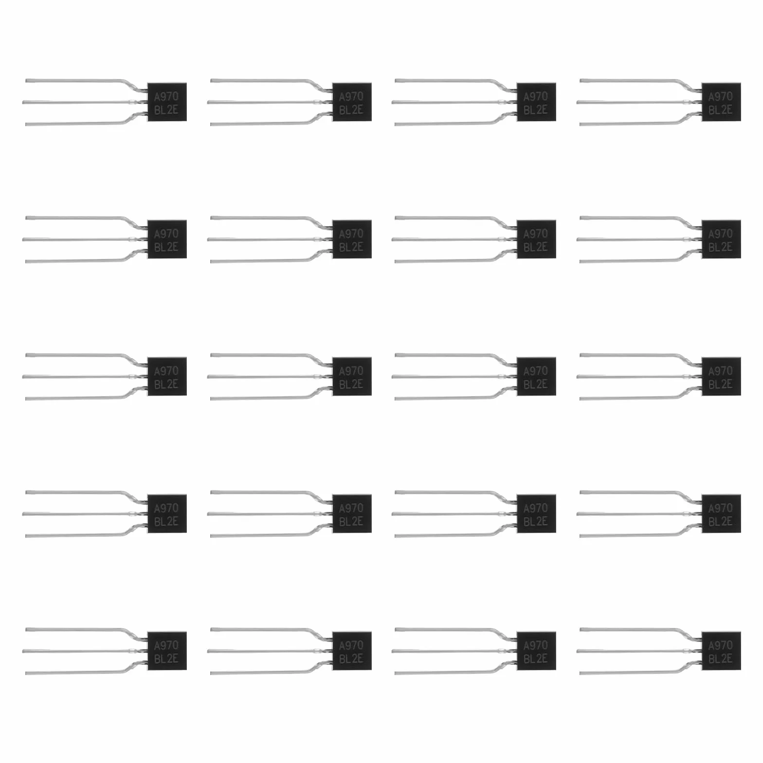 Create idea Transistor vintage 2SA970BL A970 a 3 pin per apparecchiature audio, 20 pezzi