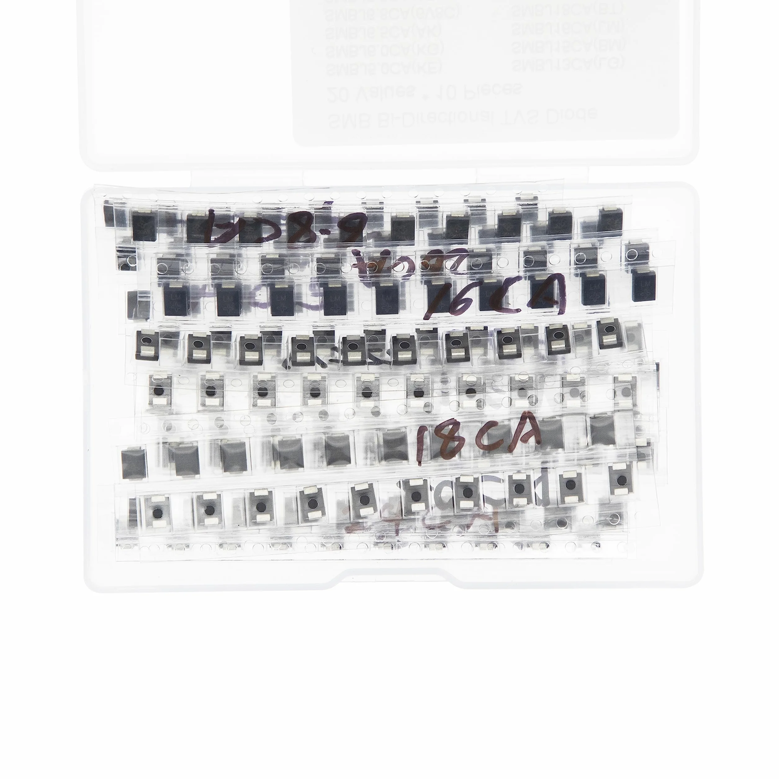 Kit diodi TVS SMA 400W bidirezionale protezione ESD montaggio superficiale