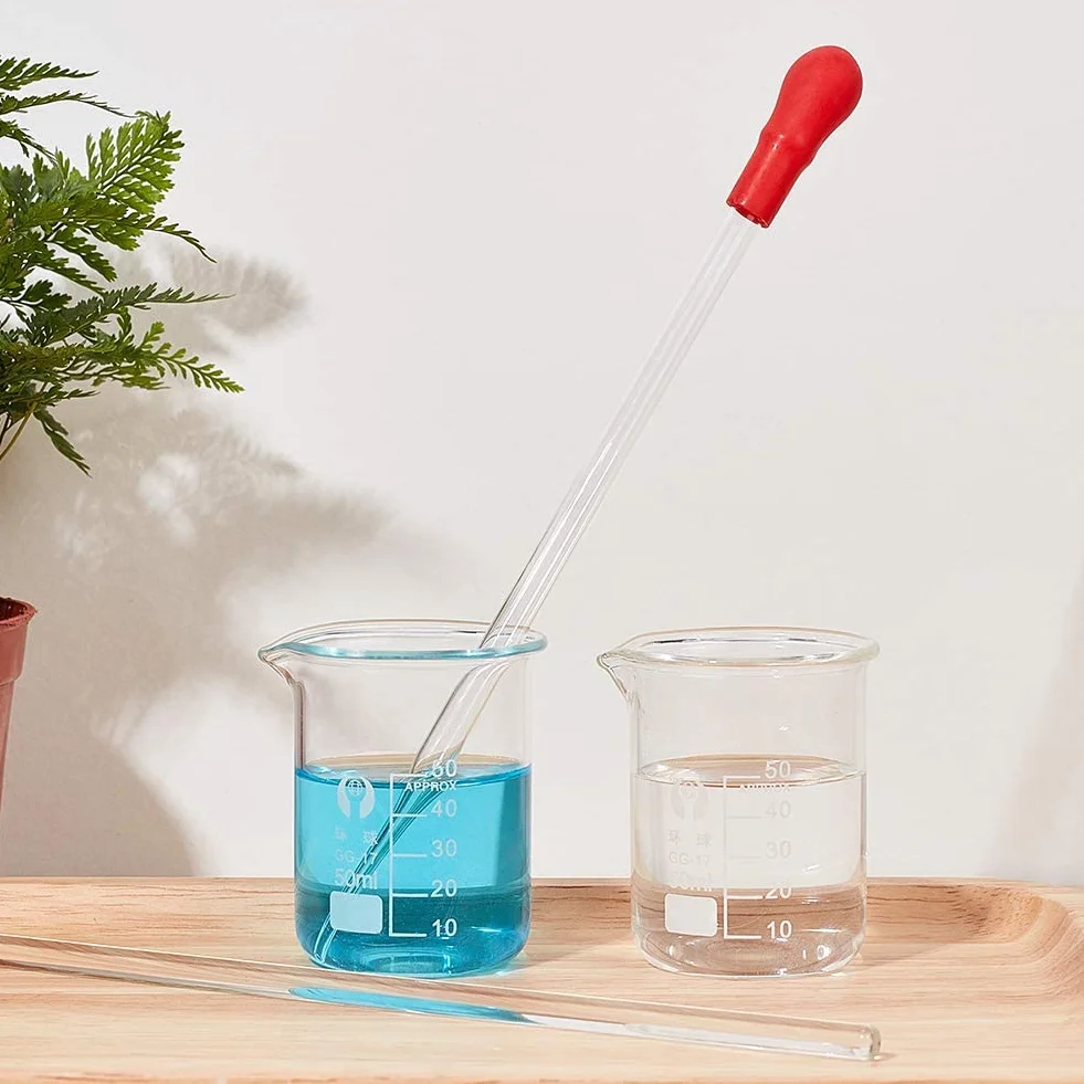 Becher Graduati Vetro Borosilicato 100 ml 50 ml 25 ml 10 ml 5 ml per Laboratorio