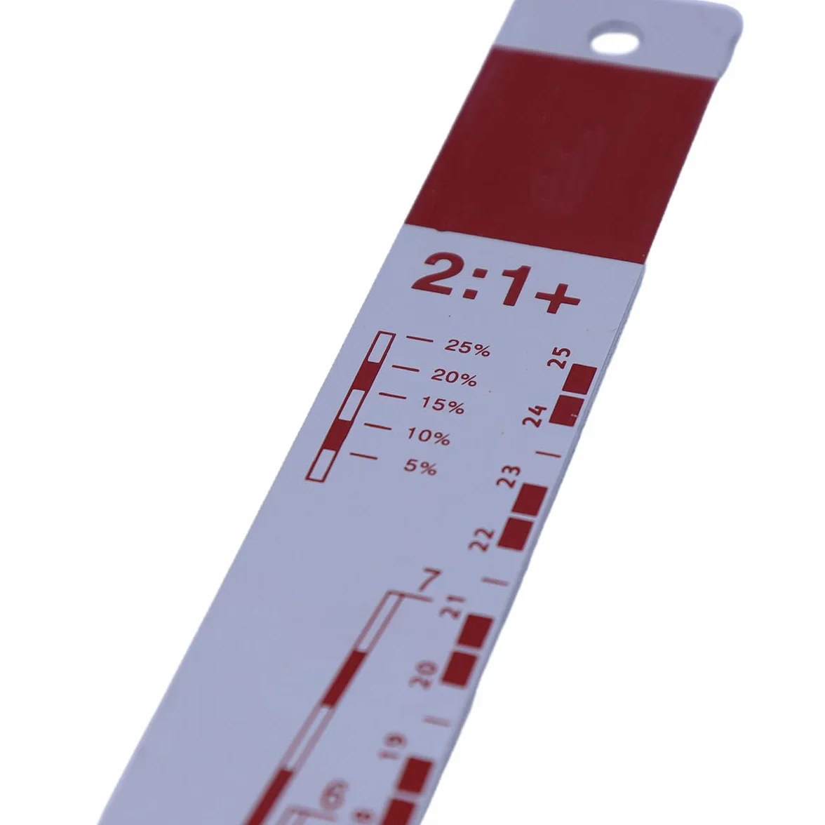 Righello per proporzioni di vernice 32 cm per miscelazione colori acrilici, a base d'acqua e olio