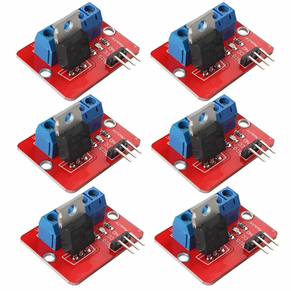 Gebildet 6 pezzi Modulo Driver MOSFET per Arduino MCU ARM Raspberry PI