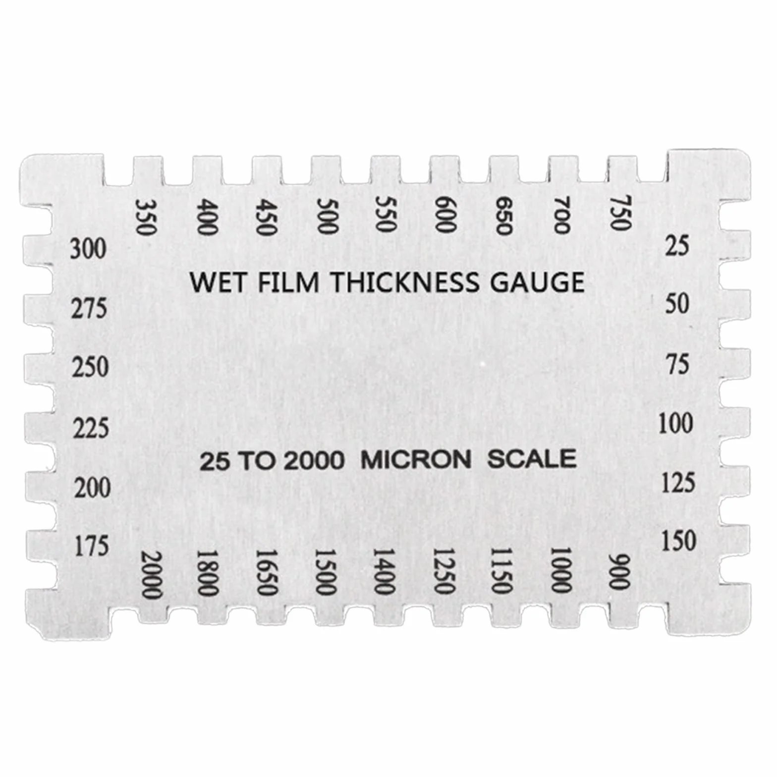 Pettine a film bagnato esagonale con calibro di spessore 25-3000um per rivestimenti architettonici Spessore 1/2mm Spessore Film Wet Gauge Kta