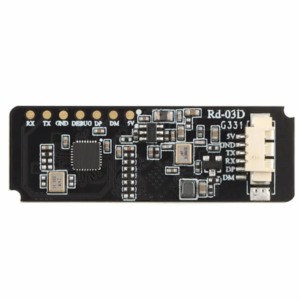 03D 24G Multi-Target Localizzazione e Tracciamento Della Traiettoria del Movimento Umano Modulo Radar Antenna PCB Integrata Facile da Usare