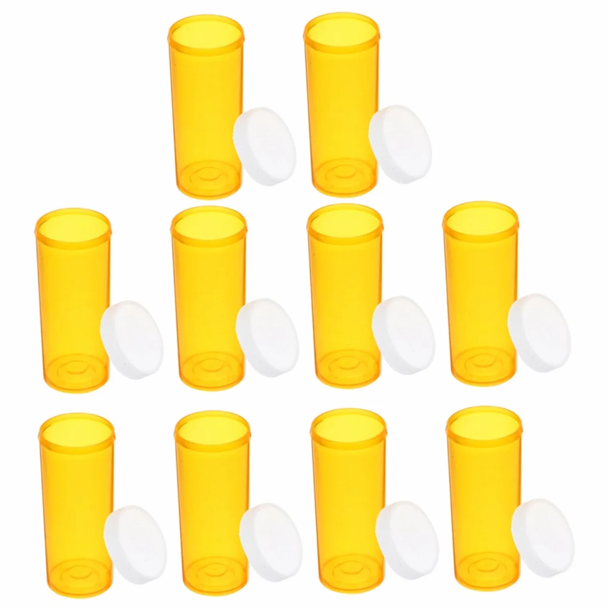 Organizer per Pillole da Viaggio 10 Pezzi, Contenitore Medicine Plastico Sigillo