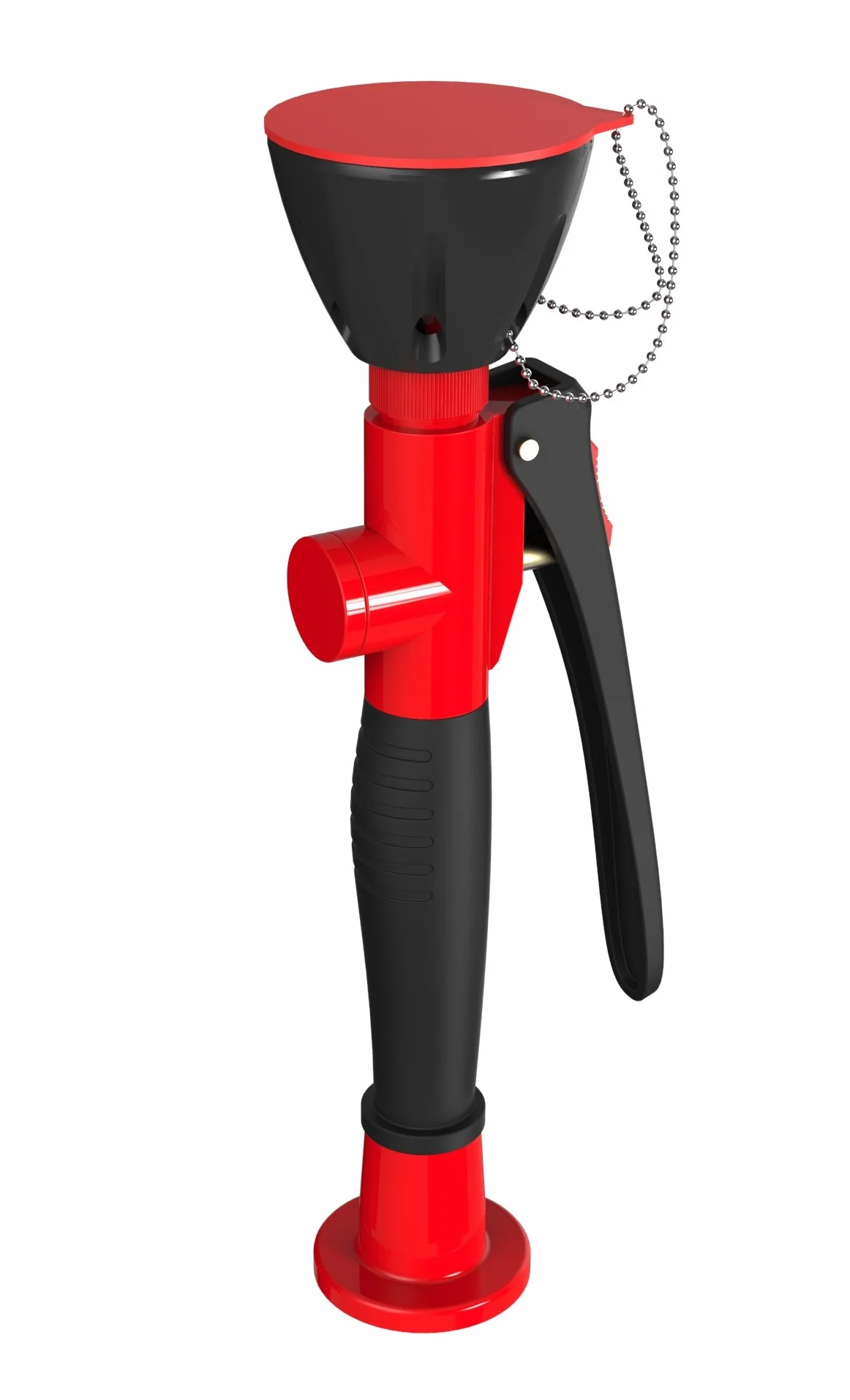 D-AR Doccia oculare d’emergenza certificata DIN 75 mm x 260 mm rosso