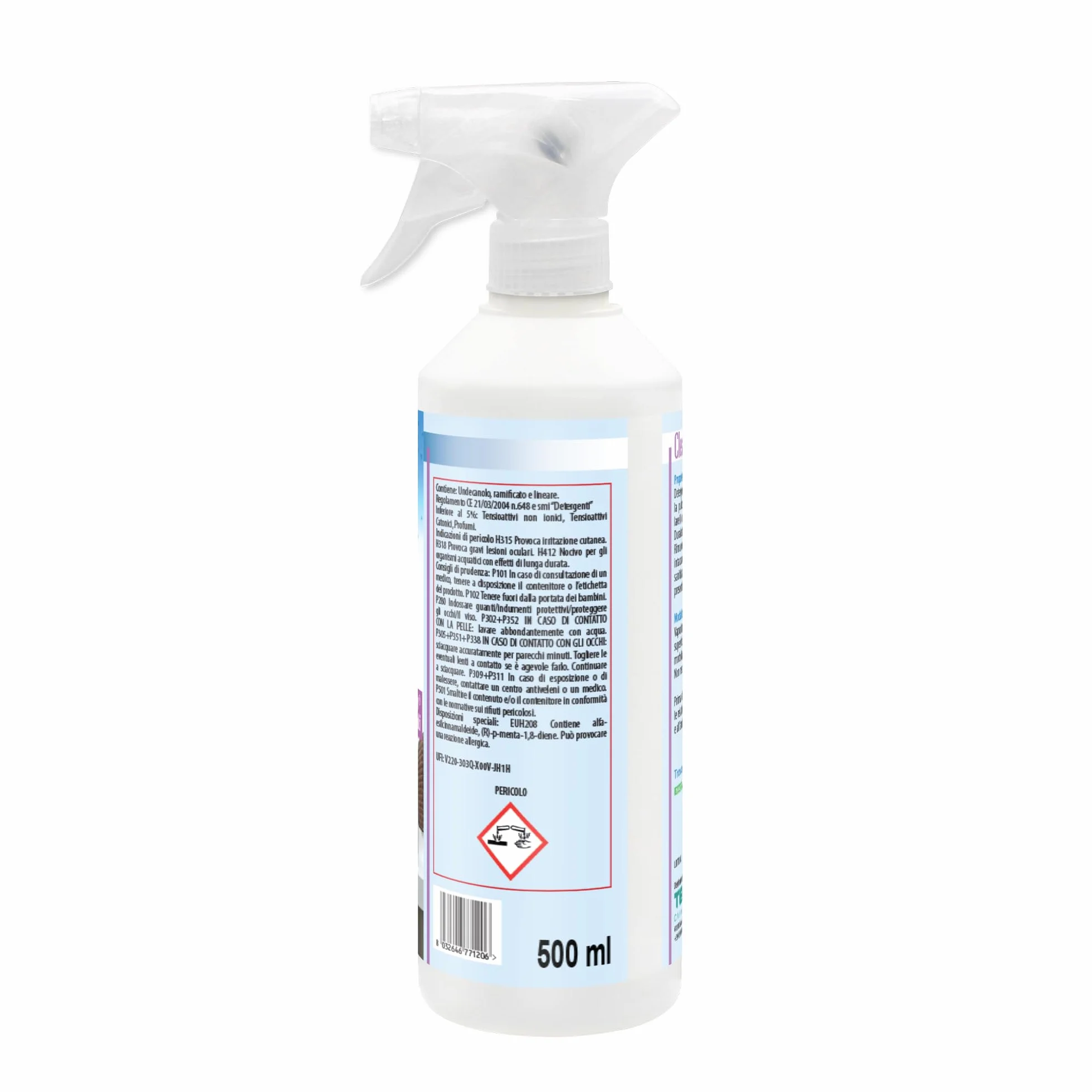 Detergente pH Neutro per Corian 500 ml – Pulizia Vaporizzatore per Superfici Delicate e Pietre Naturali
