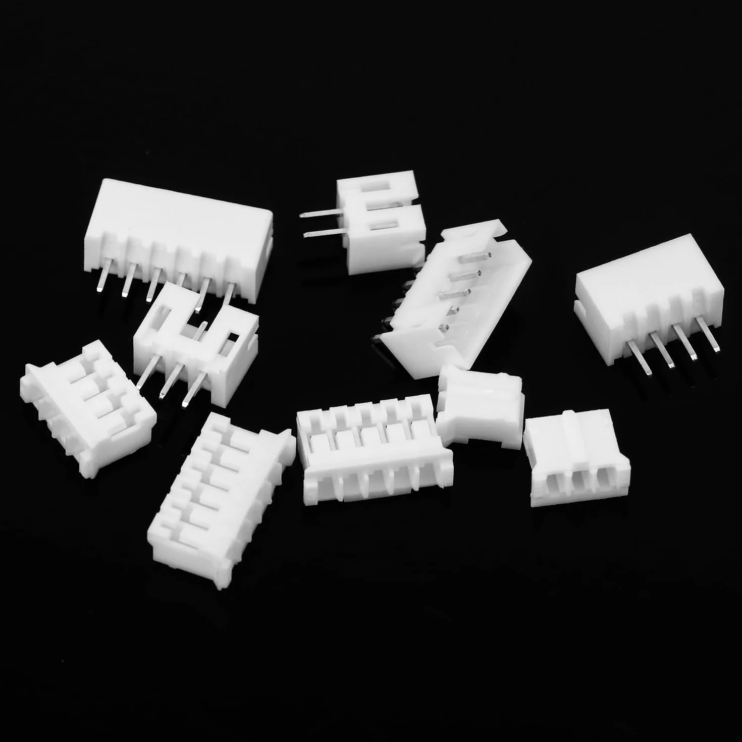 QWORK® 580 Pezzi kit connettori JST, adattatore JST-PH 2,0 mm 2/3/4/5/6 pin con terminale a crimpare pin