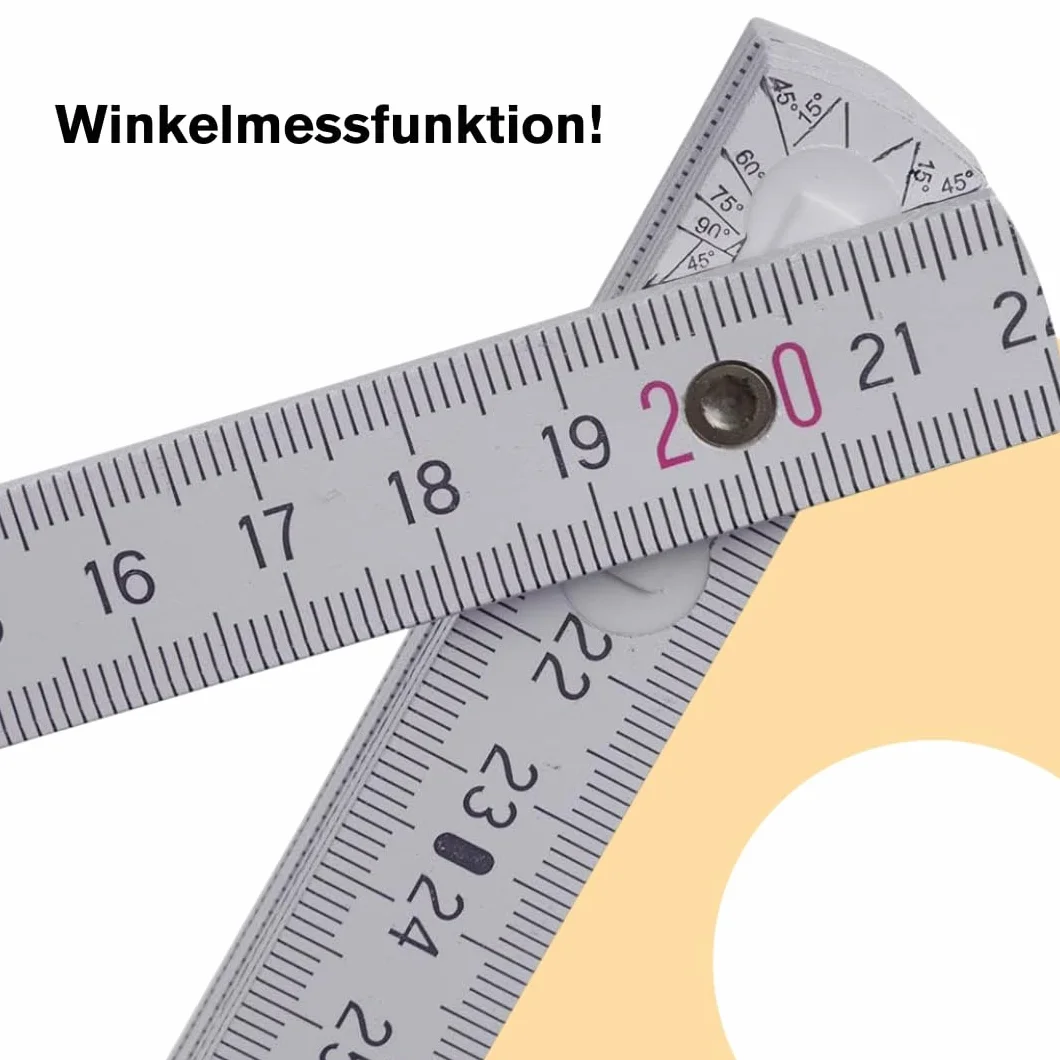 Bernstein Werkzeug GmbH, 7-502, Righello Bernstein Tool, legno, 2m