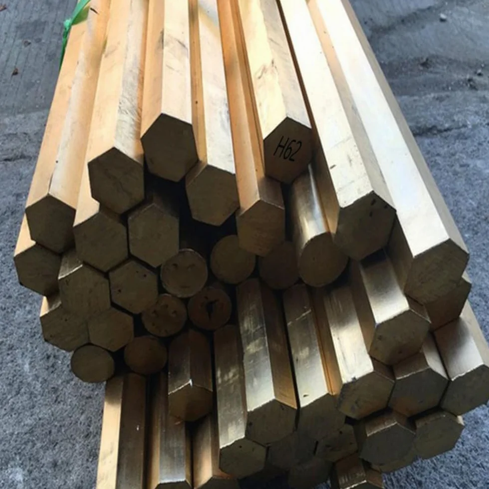 Asta esagonale in ottone H59/H62 4mm-65mm 330mm/200mm