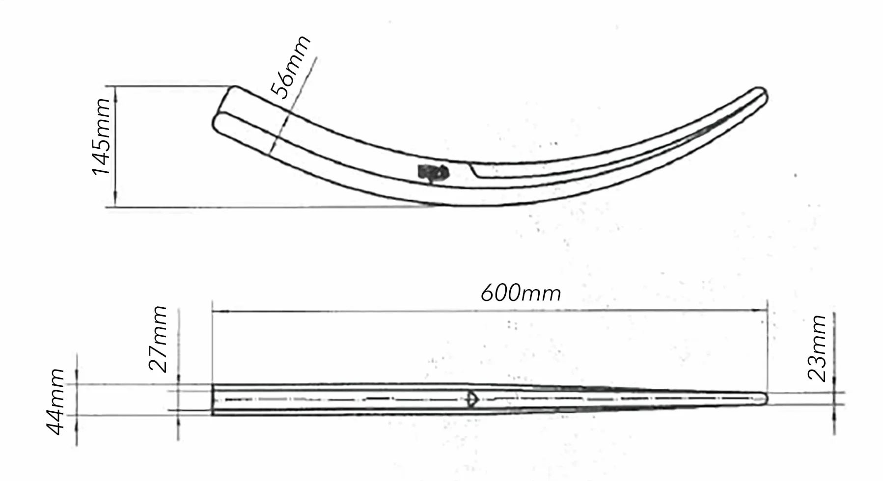 Dente Estirpatore Ama Super Pesante 60 cm