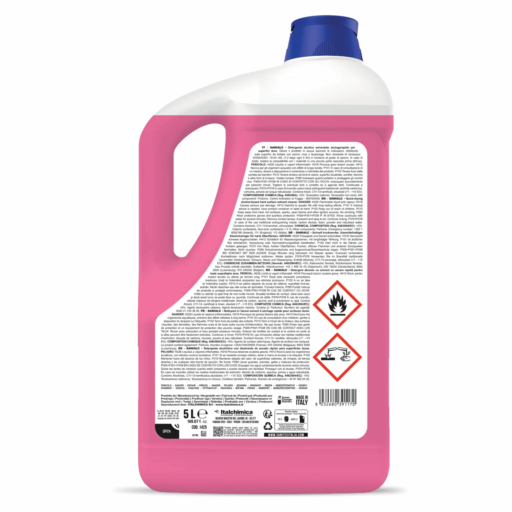 Sanitec Sanialc Detergente Concentrato Multi Superficie 5 kg