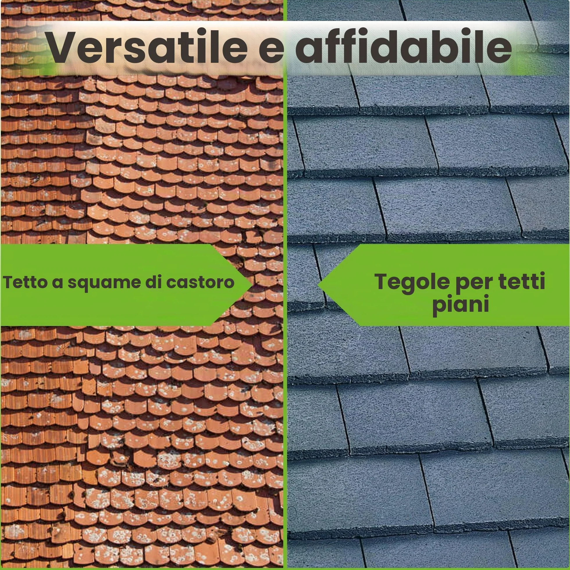Offgridtec Gancio per tetto in acciaio inox V2a per montaggio a parete di pannelli solari su tegole a coda di castoro
