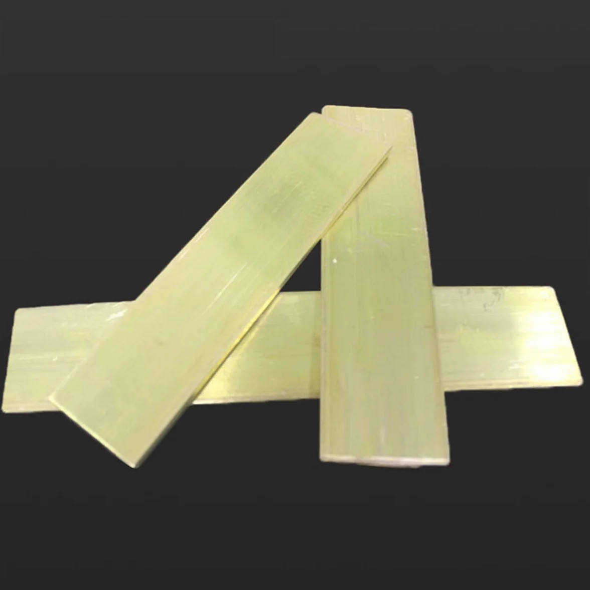 H59 Barra Piatta in Ottone Barra Rettangolare per Industriale,Lunghezza 500mm Spessore 3mm,3mmx10mmx500mm