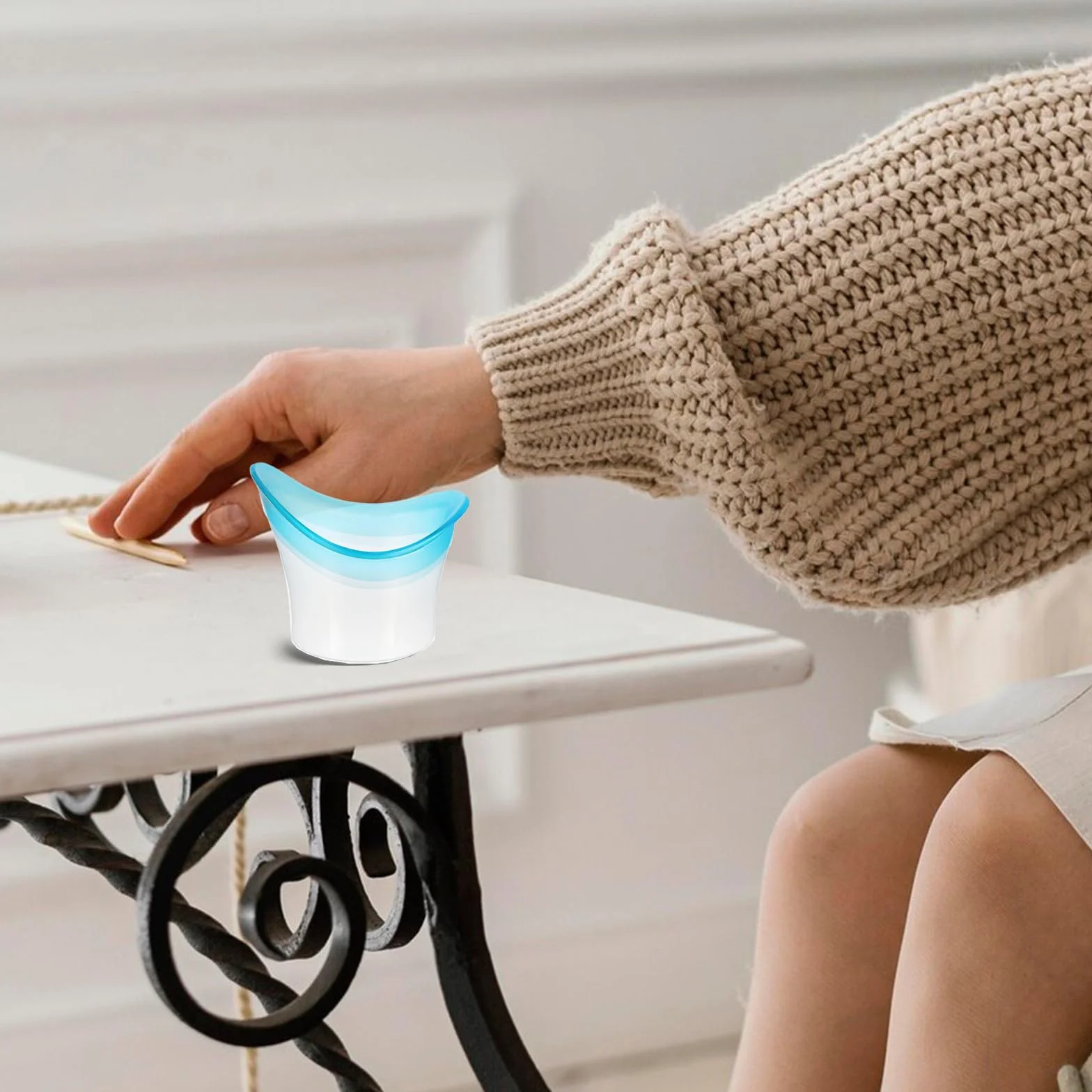 6 tazze da bagno con occhi in silicone 10 ml portatile per la cura degli occhi