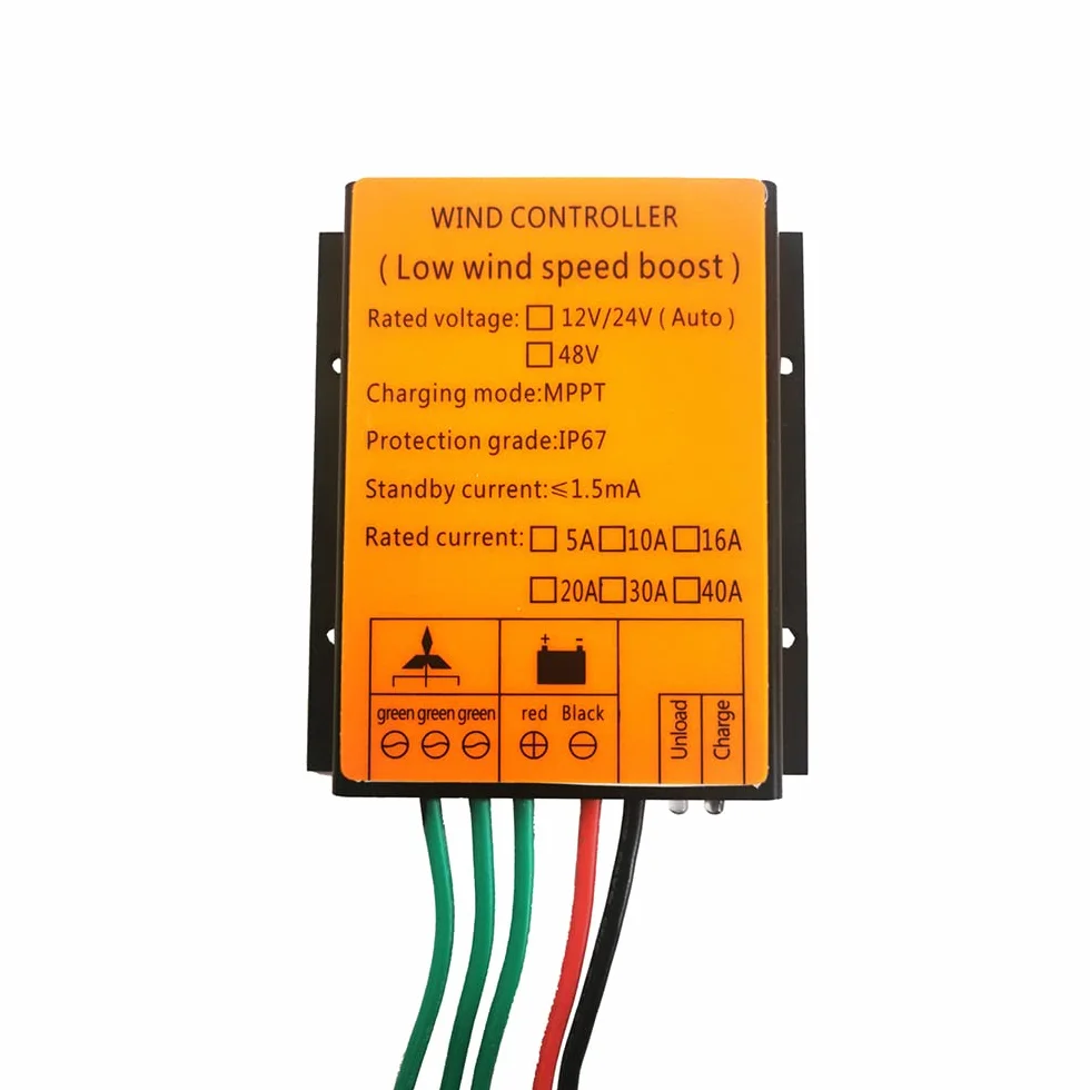 Regolatore di Carica del generatore delle Turbine eoliche 8000W-10000W, regolatore di Carica della Batteria Impermeabile, 12V / 24V / 48V