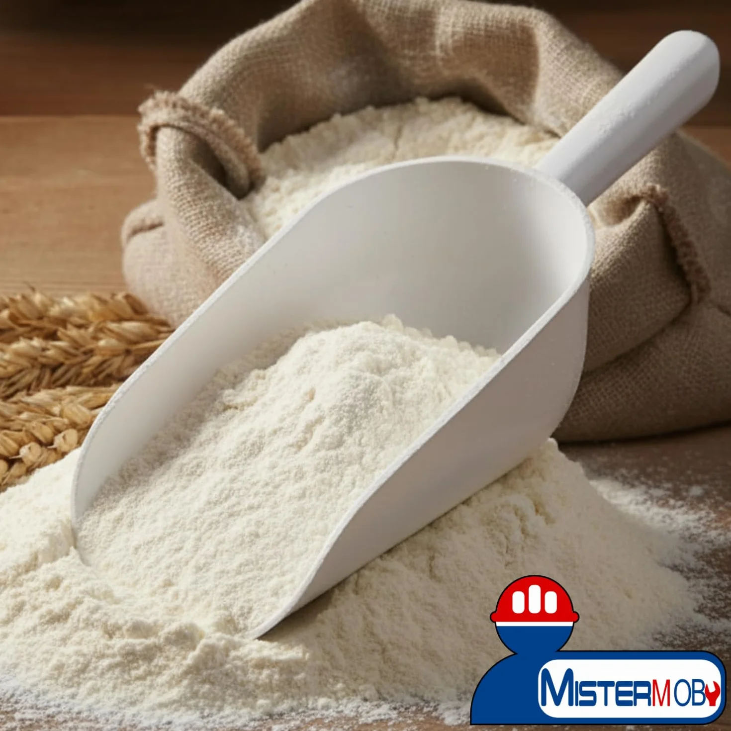 MISTERMOBY Paletta Alimentare Rinforzata 38 CM per Farina Cereali Legumi