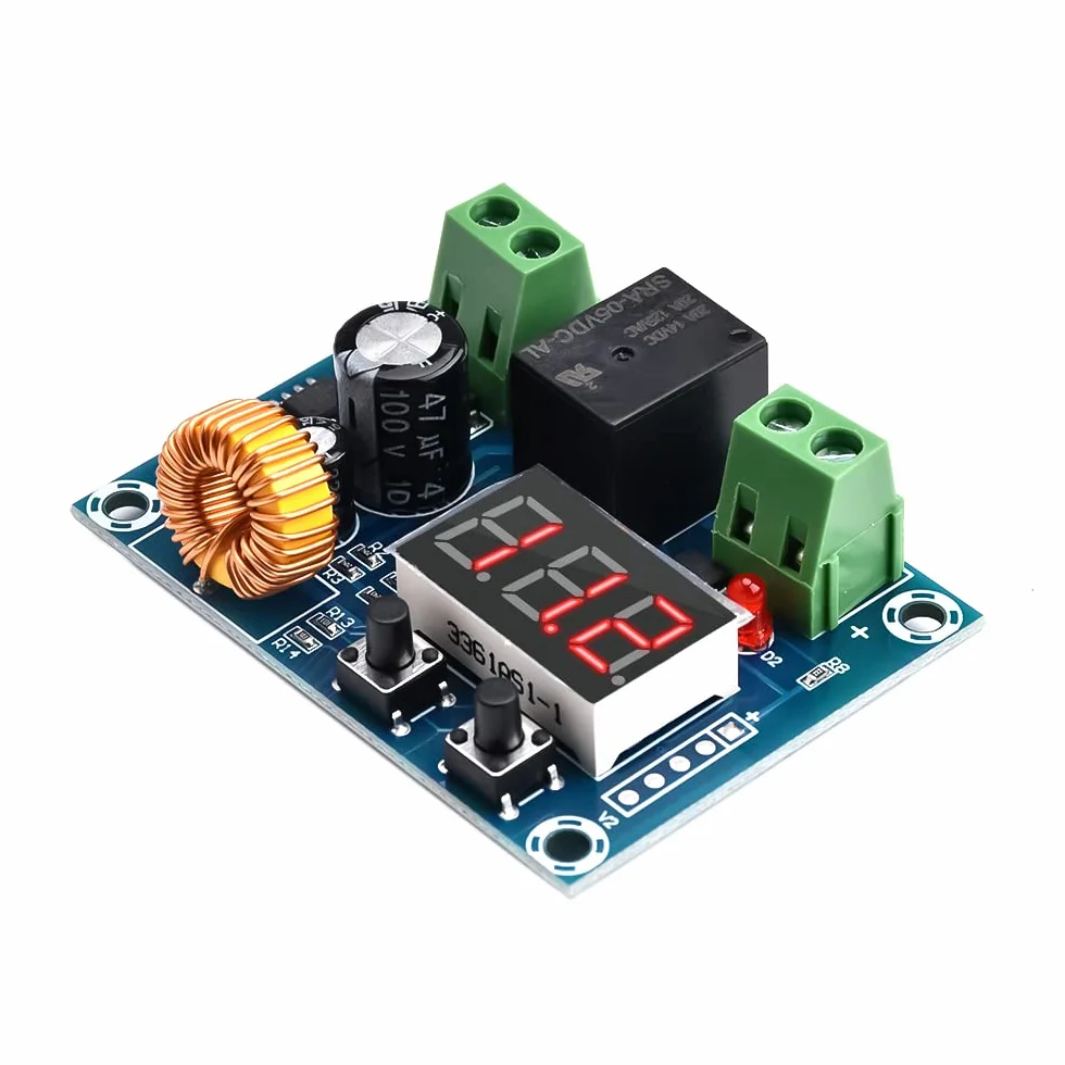 Heemol Monitor per Batterie XH-M609 DC12V-36V Modulo di Protezione da Sovrascarica Della Batteria,Moduli Caricabatterie Sottotensione,Spegnimento Automatico a Bassa Tensione
