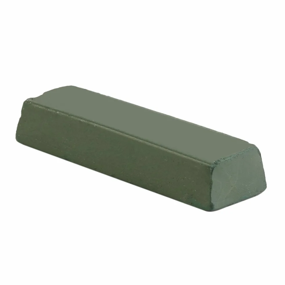 Pasta lucidante cromo ossido 140g verde fine abrasiva lucidatura cera affilatura
