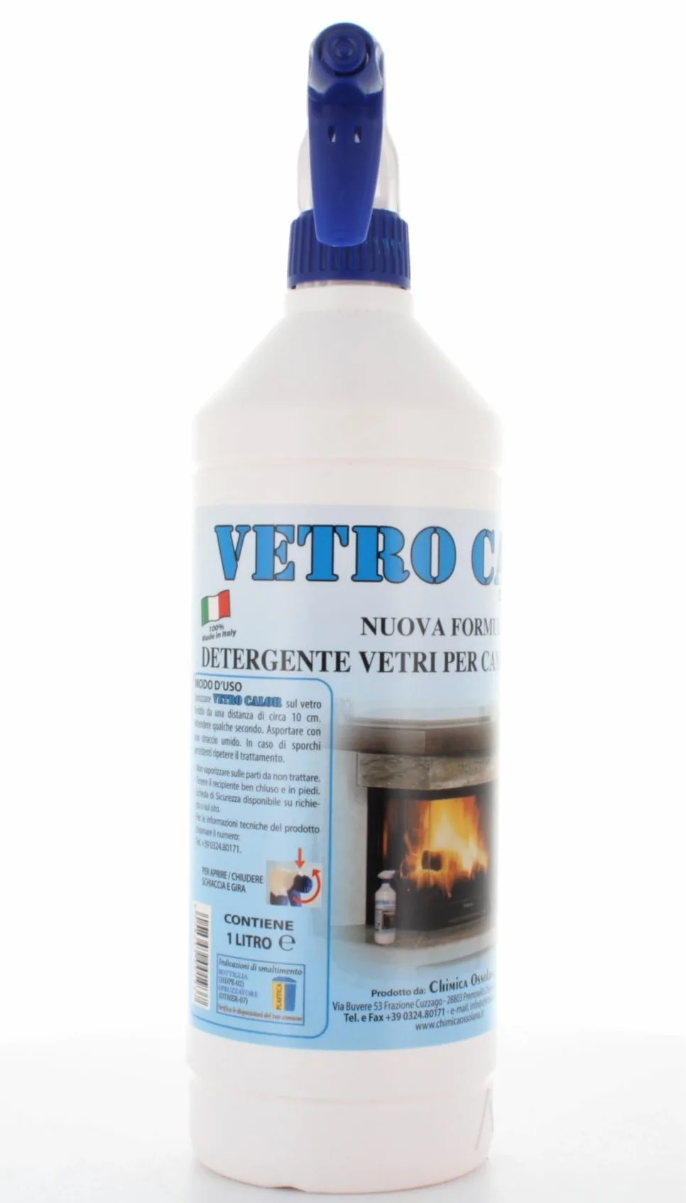 Maniver Vetro Calor Detergente Vetri per Caminetti 1 lt