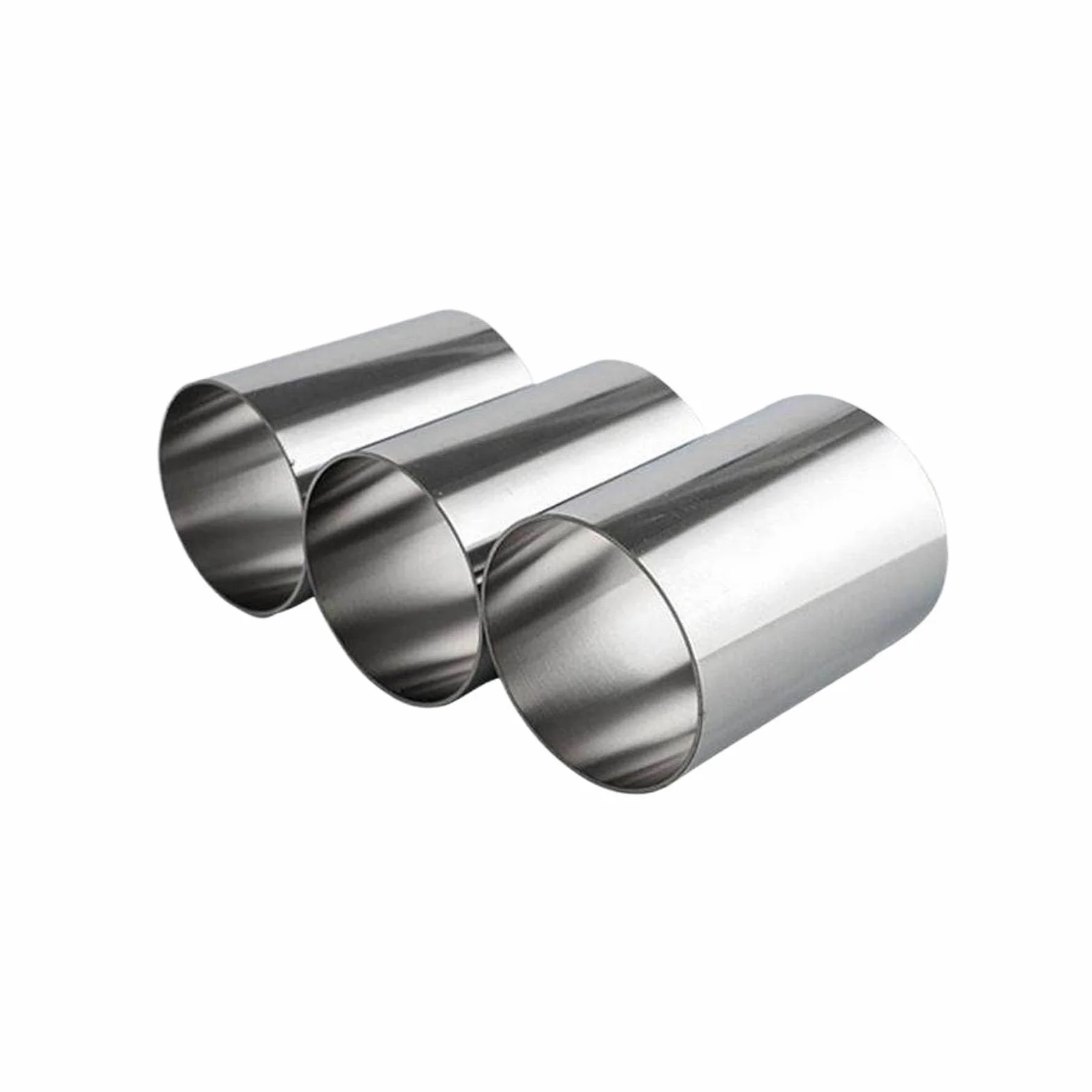 Tubo tondo in Acciaio Inox, 100mm Lunghezza, OD 54mm, 304 Acciaio Inox Tubo(OD 54mm x 2mm)