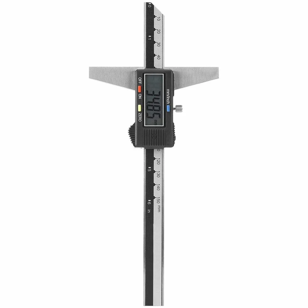 Calibro elettronico digitale 0,01 mm misuratore di profondità conversione mm/pollici