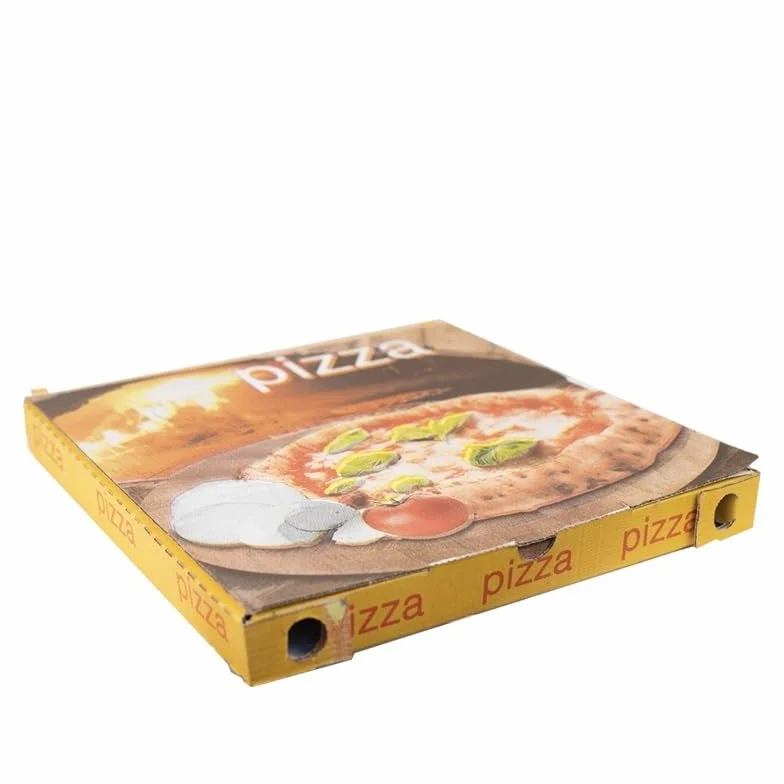 VIRSUS Scatola Pizza 32x32 h 3cm Cartone Termico da asporto 100 pezzi