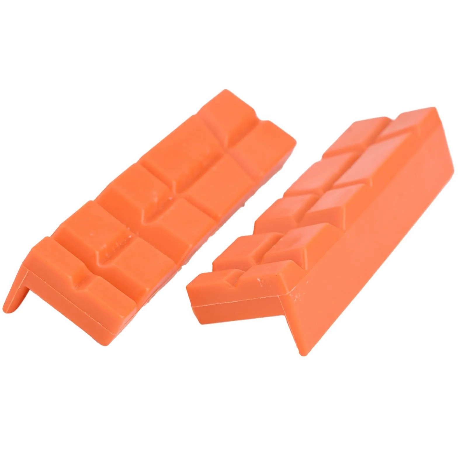 Ganasce magnetiche per morse 10,2 cm in gomma morbida arancione