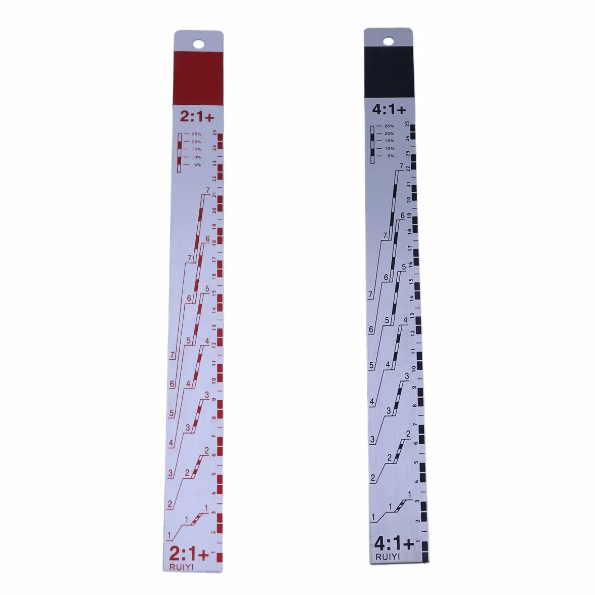 Righello per proporzioni di vernice 32 cm per miscelazione colori acrilici, a base d'acqua e olio