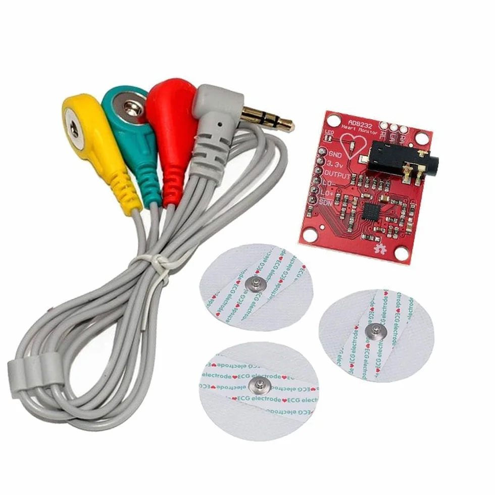 AD8232 Modulo AD8232 Sensore di Monitoraggio Misura Kit Modulo Fai Da Te