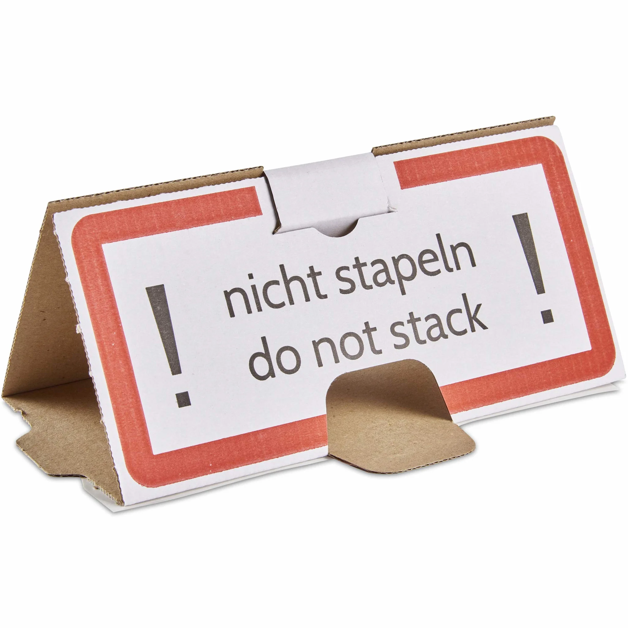 Master'in Triangoli di protezione impilabili per carichi delicati di pallet, 4 lingue, 3 x 25 pezzi