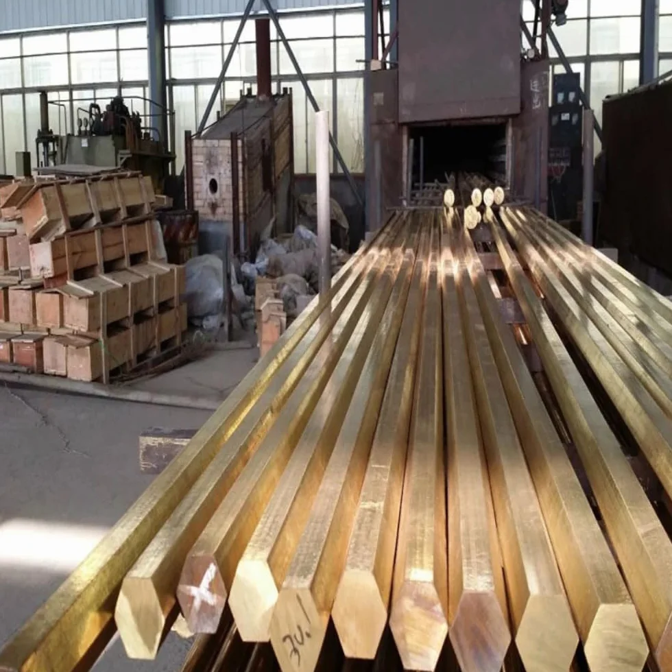Asta esagonale in ottone H59/H62 4mm-65mm 330mm/200mm