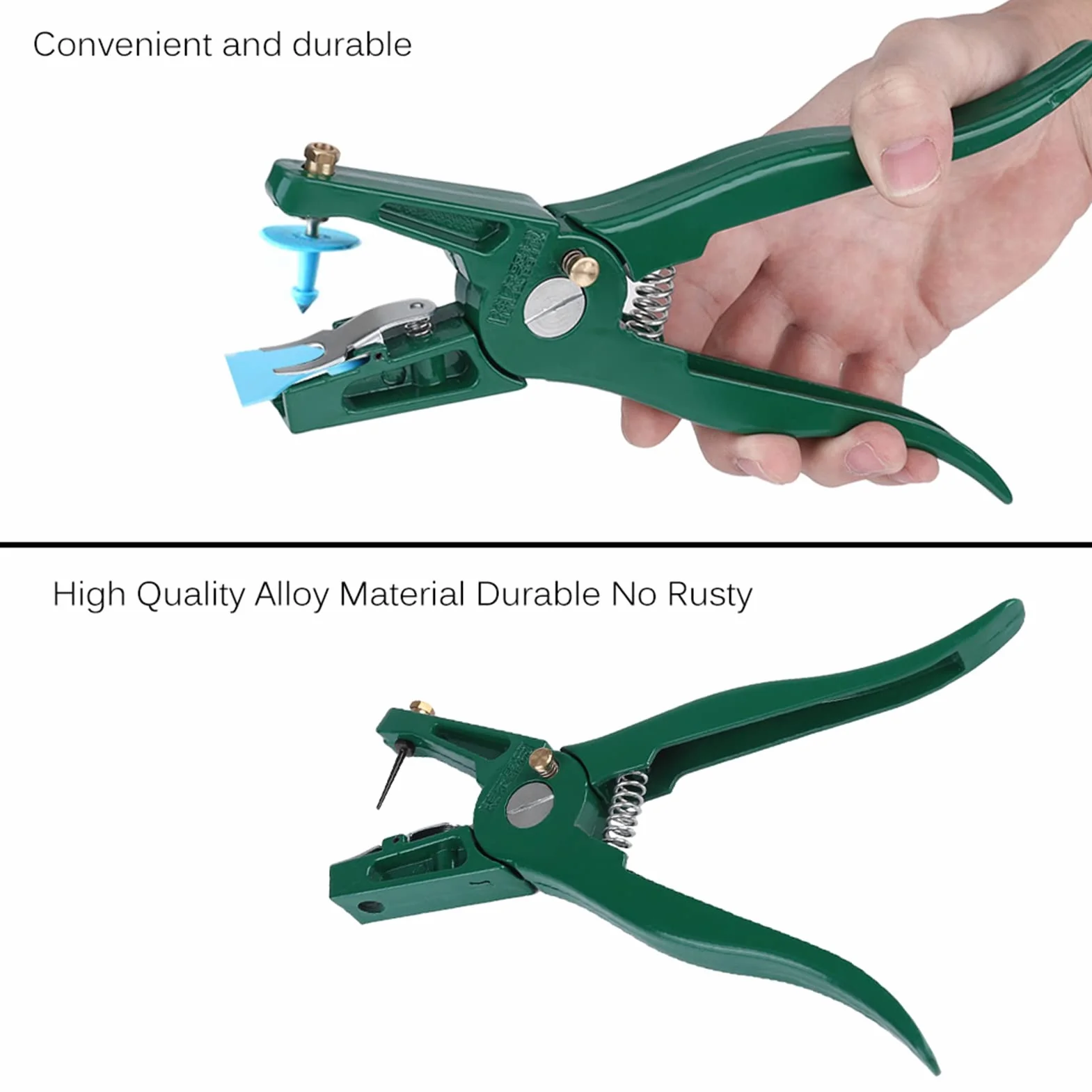 Pinza Marchi Auricolari per Bestiame in Metallo Applicatore Universale